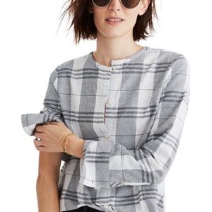Madewell Plaid Blouse